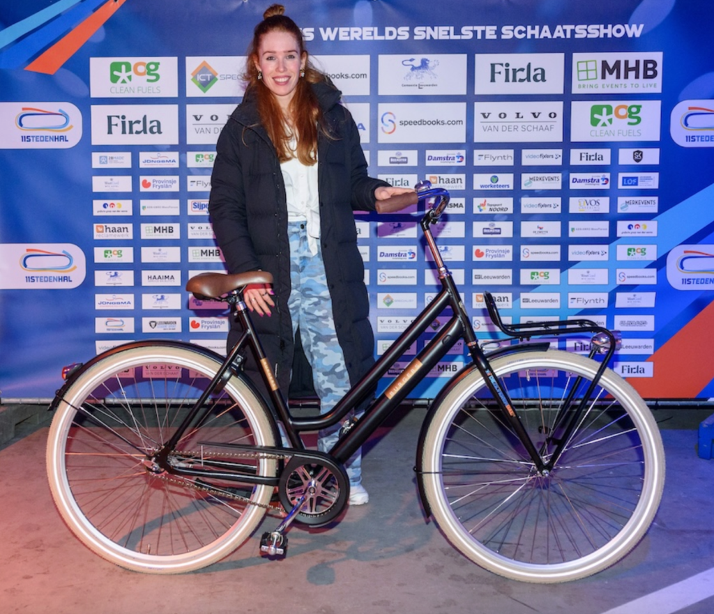 Burgers Fietsen verrast Olympiërs met ludieke actie